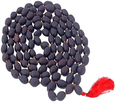 original lotus seed rosary Kamal gatta jap mala 108+1 Beads with Cotton Gaumukhi Japa Bag - Image 5