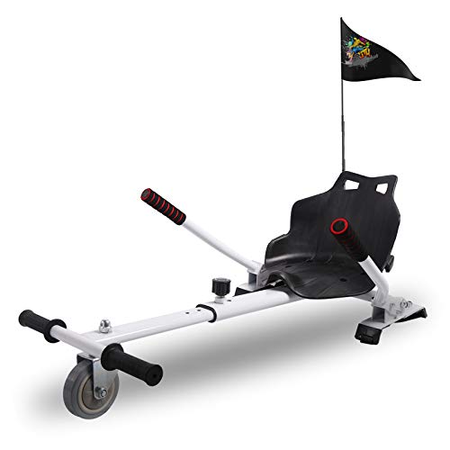 CITYSPORTS Hoverkart pour Hoverboard , Go-Kart Longueur Réglable, Hoverkart Adapté aux Scooters de 6,5, 8 Pouces et 10 Pouces, Bon Accompagnement de Hoverboard Cover