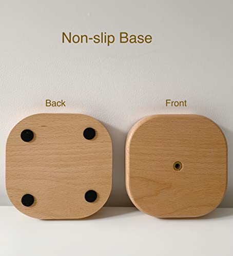 Paper Towel Holder, Wooden Kitchen Roll Stand Organizer Free Standing, Housewarming Gift Present for Friends by Cambiar - Image 3