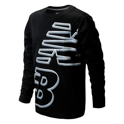 New Balance Boys Long Sleeve Shirts - Waffle Knit Long Sleeve Boys Thermal Shirt Athletic Performance Base Layer Kids (8-20)