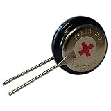 V80H-2PIN 1.2V 80mAh NiMH Battery with 2 Pins Made with Genuine VARTA Cells for Lighting, Industrial timepieces, GPS-Tracker, Wireless Beacon, eCall, Vehicle Tracking, Car Alarm, Solar