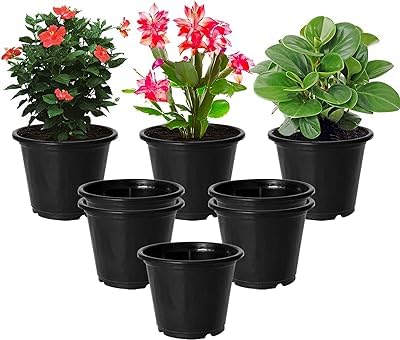Greenursery 15 Pcs of 4 Inch Black Plastic Round Flower Pots for Indoor Plants Small Heavy Duty for Gardening Balcony Garden Flowers Home Decoration Gamla with Drainage Hole (Set of 15) (B0D3B9XTCJ) Amazon Price History, Amazon Price Tracker
