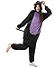 Produktbild Katara 1744 -Katze schwarz Kostüm-Anzug Onesie/Jumpsuit Einteiler Body für Erwachsene Damen Herren als Pyjama oder Schlafanzug Unisex - viele Verschiedene Tiere