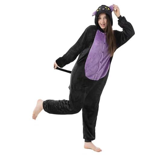 Katara - Disfraz de Gato Sailor Moon con Capucha, Color Negro, Talla 155-165cm (M) (1744)