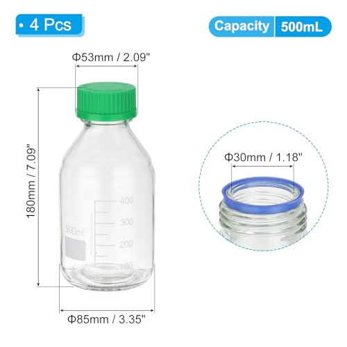 Bouteilles de laboratoire en verre pour l'organisation de vos solutions