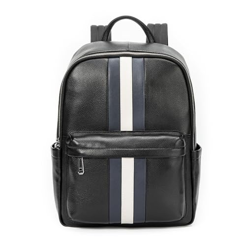 Sac à bandoulière compact en cuir véritable pour les voyages et sorties urbaines