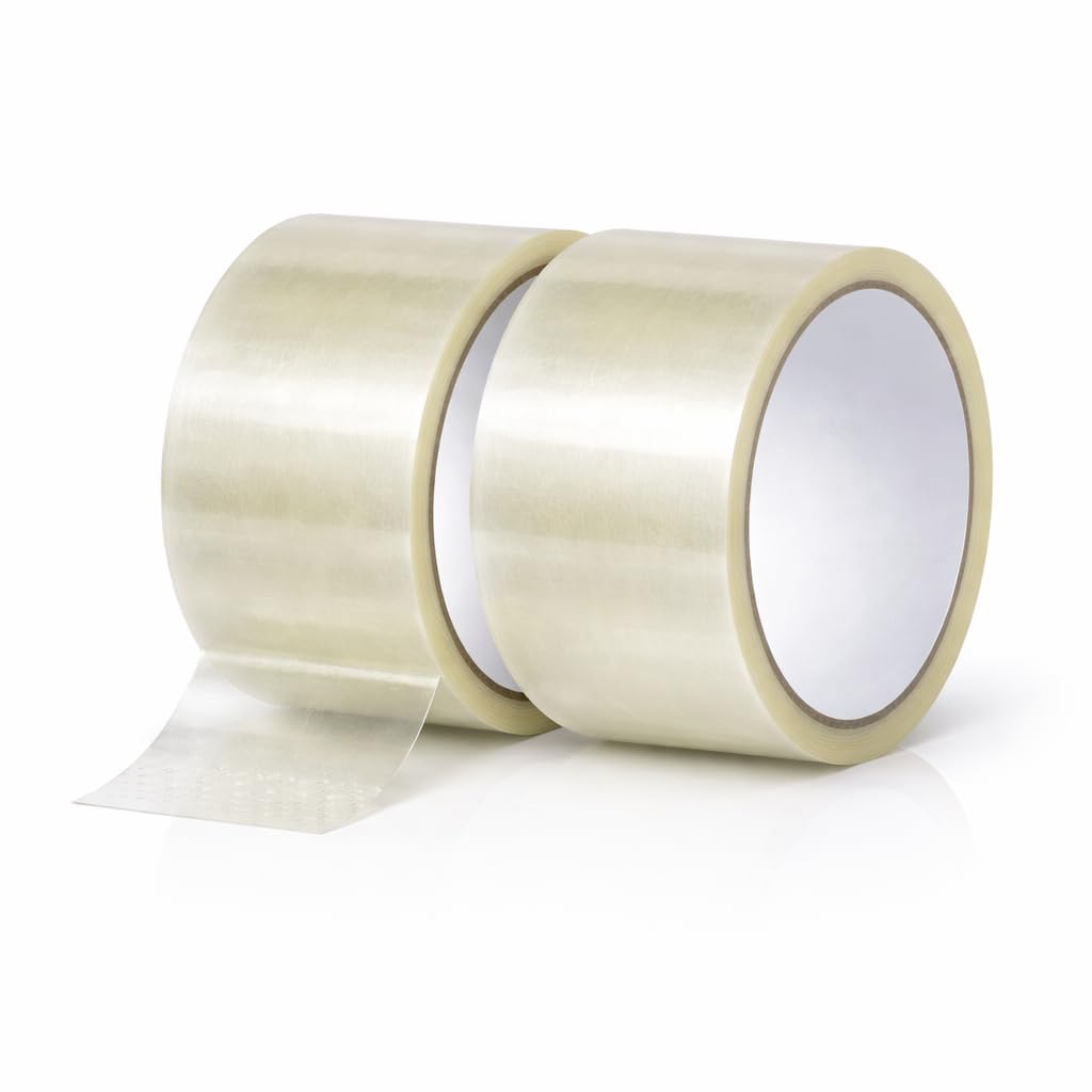 Bayli 72 Rollen Transparentes Paketklebeband 48mm x 66m – Profi Verpackungsband für Lager & Logistik