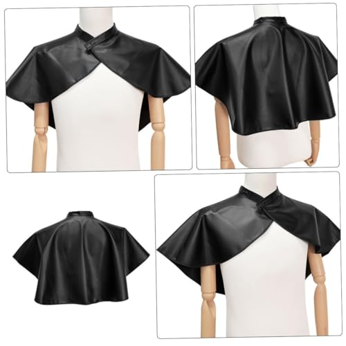 Capa impermeable para tinte de cabello 2 pzs negro para barbería miniatura 5