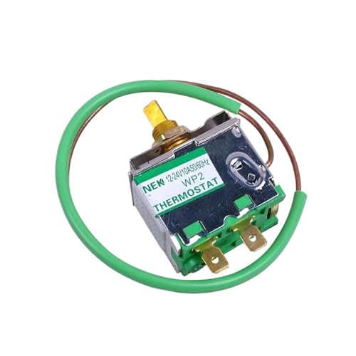 Termostatos del motor Termostato Termostato de aire acondicionado para automóvil, controlador de temperatura, válvula de control del aire acondicionado, color negro(Thermostat A)