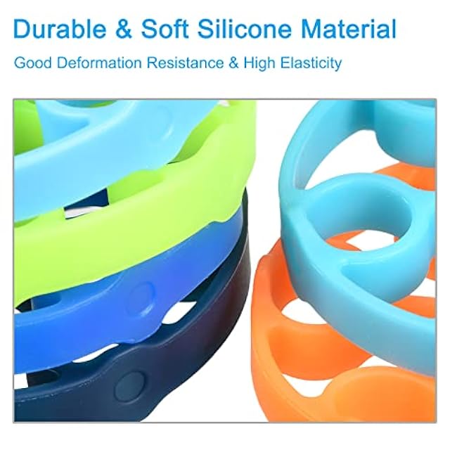 uxcell Finger Stretcher Exerciser, 6.6LB Silicone Hand Grip Strengthener Finger Strength Trainer for Rock Climbing Athletes Workout Green