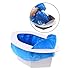 Luzhengyang Portable Folding Toilet Seat Camping Mobile WC for Kids Adults - Sturdy Foldable Potty with Degradable Bags - Perfect for Travel, Hiking, Picnic, Outdoor & Emergency Use