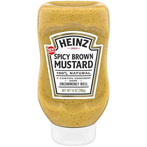 Heinz Spicy Brown Mustard, 14 oz