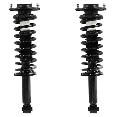 Image of Detroit Axle - 10pc Suspension Kit for 2009 2010 2011 2012 2013 Subaru Forester, Front and Rear Coil Spring Struts Sway Bars Outer Tie Rods Replacement Quick Install Ready Struts Shocks Assembly