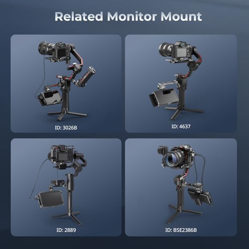 Image of SMALLRIG Adjustable Camera Monitor Mount with Quick Release NATO Clamp, Cold Shoe Mount, Anti-Twist Design for DJI RS 2 / RSC 2 / RS 3 / RS 3 Pro /RS 3 Mini /RS 4 Mini - 5337 | Anti-Twist Design for DJI RS 4 Mini /RS 2 / RSC 2 / RS 3 / RS 3 Pro /RS 3 Mini