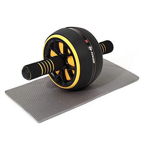 yeacher Roda de Rolo Abdominal com Joelheira Ginásio de Casa Equipamento de Exercício de Treinamento