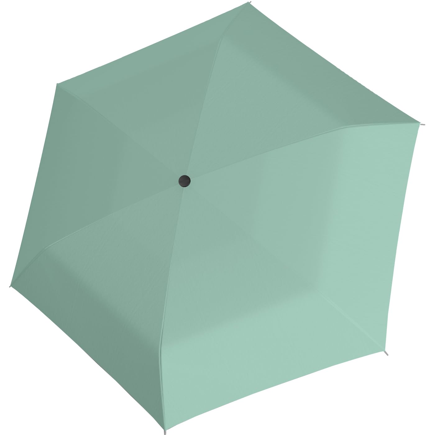 Knirps US.050 Parapluie de poche ultra léger et fin manuel avec protection contre les UV et la chaleur avec revêtement irisé – Menthe