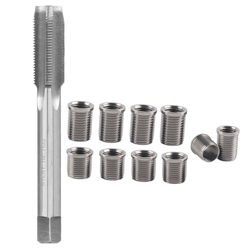 Outil de réparation de Filetage pour Bougie d'allumage M10x1 0 Boulon X1 Réparation de Filetage est Ensemble d'outils très Pratique et Efficace pour la réparation des filetages de Bougies