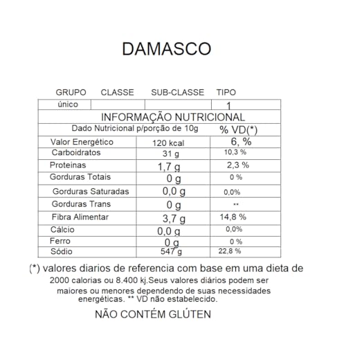1 Kg Damasco Turco Seco Doce Saboroso Ca.Nuts (1 Kg)
