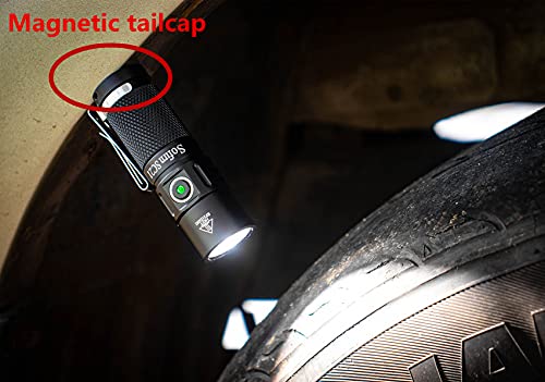Image of Small Keychain Flashlight, Sofirn SC21 Mini Rechargeable Light with USBC Charging Port for EDC and Emergencies (SC21 /4000k)