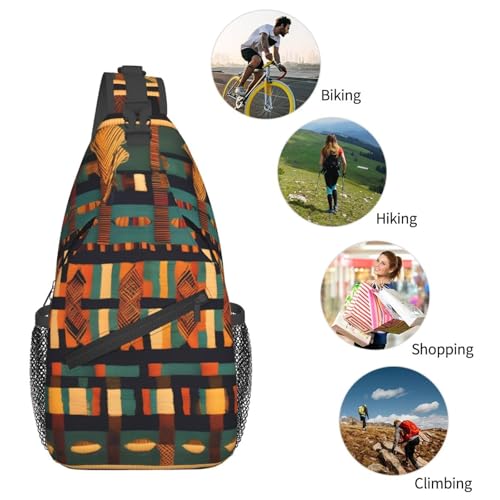 Mochila Bandolera Ligera para Senderismo Negra miniatura 6