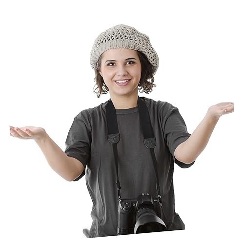 GAROZATION Correa De Cámara Ajustable Fotógrafos, Ergonómica y Ligera, Correa De Hombro y Cuello Para Uso Exterior, Compatible Mayoría De Cámaras, Color Negro - imagen 2