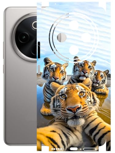Image of AtOdds - Full Body Back Screen Guard Protector Film - Lamination Wrap Skin Sticker Compatible with VIVO T4 (5G) | Scratchproof Matte Finish (Selfie)
