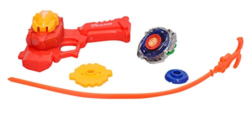 toyshine bey metal fighter with metal fight ring and long handle launcher- Multi color