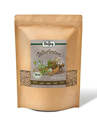 Biojoy Lentejas verdes Laird (1,5 kg), crudas y enteras, sin aditivos