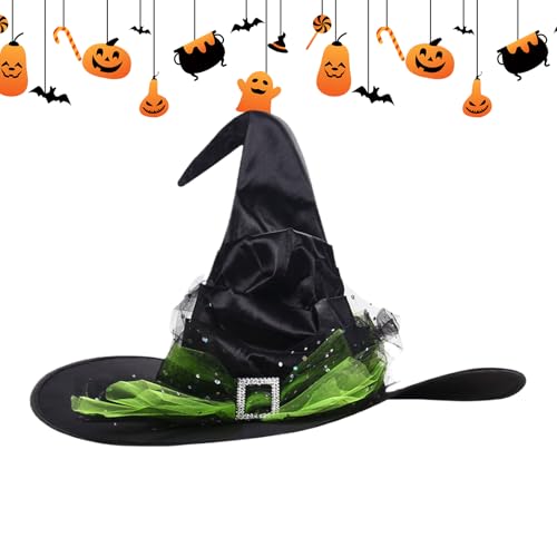 Genérico Chapéus de bruxa para o Halloween - chapéus de bruxa para adultos, decoração de festa cosplay para exterior terraço jardim máscaras carnavais