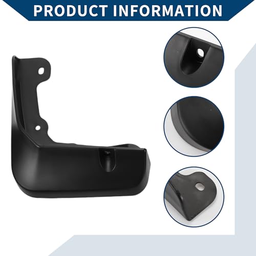 Image of Mud Flaps Splash Guards W /Mount Accessories for Toyota Camry 8th Generation 2015-2017 Front & Rear Mud Guards