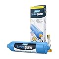 Camco Tastepure XL RV Water Filter - Reliable RV Inline Water Filter with Flexible Hose Protector - GAC & KDF Water Filtration - Made in USA - Camping Essentials for Fresh Drinking Water (40019)