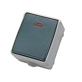 Pulsador timbre. Duolec 900R62 - Pulsador timbre de jardín caja estanca Gris IP44 Duolec
