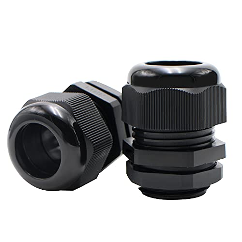 MAKERELE Nylon Waterproof Cable Gland Strain Relief IP68 Plastic Cable Gland Joints with Gaskets by MAKERELE - Image 3
