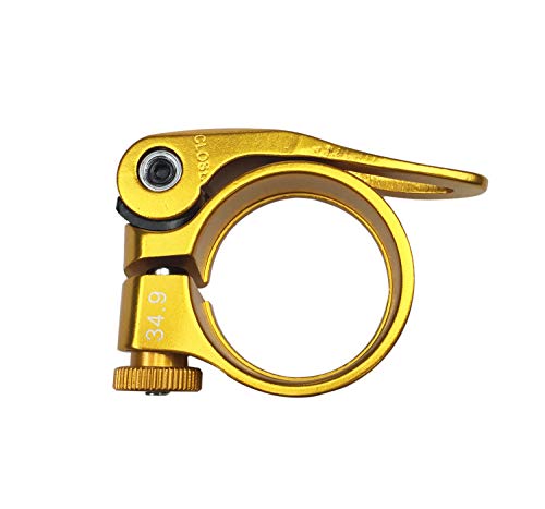image for PLATT Bike Seat Post Clamp Aluminium Alloy Bicycle Quick Release Seatp