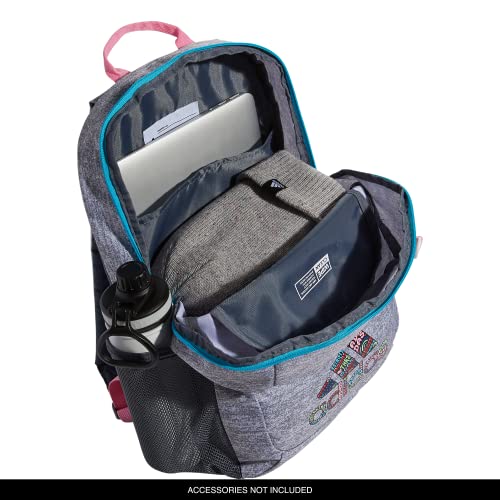 adidas Mochila Ready, Jersey cinza/sinal/azul ciano/rosa bliss, One Size, Mochila Pronta