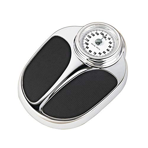 BDXZJ Mecánico Escalas de Baño, Báscula de Baño Analógica, Báscula Mecánica Analógica Profesional, Exacto de Fácil Lectura Robusta Plataforma Esfera Grande, Sin Batería