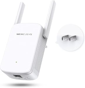 MERCUSYS AC1200 Dual Band WiFi Range Extender (ME30) – Boosts Coverage, One-Touch WPS Setup, Access Point Mode, 867Mbps on 5GHz + 300Mbps on 2.4GHz, 2 External Antennas