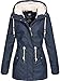 Produktbild Ragwear Monadis Rainy Regenjacke Damen dunkelblau - XL