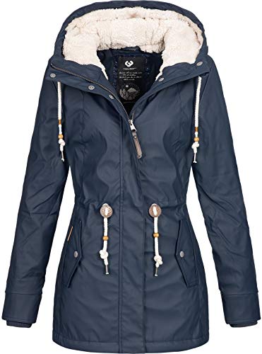 Preisvergleich Produktbild Ragwear Monadis Rainy Regenjacke Damen dunkelblau - XL