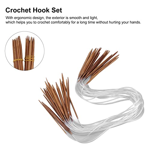 Agulha de Crochê, Design Ergonômico Crochê para Chapéu para Suéter para Cachecol para Luvas