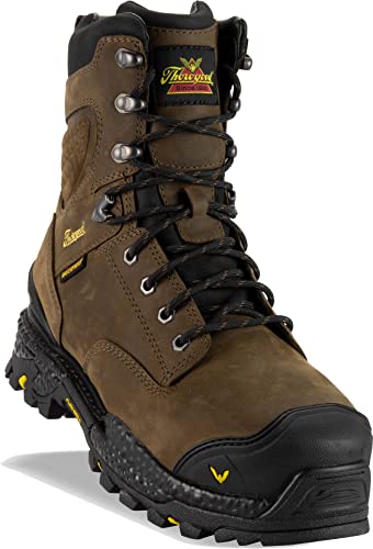Thorogood Infinity Fd 8” Waterproof Composite Toe Work Boots For Men Made With Premium Full-Grain Leather And Slip-Resistant Anti-Fatigue Outsole; Eh Rated, Studhorse - 10 M Us #TOP2