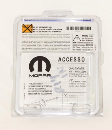 image for Mopar Jeep & Dodge Wheel Lock Kit