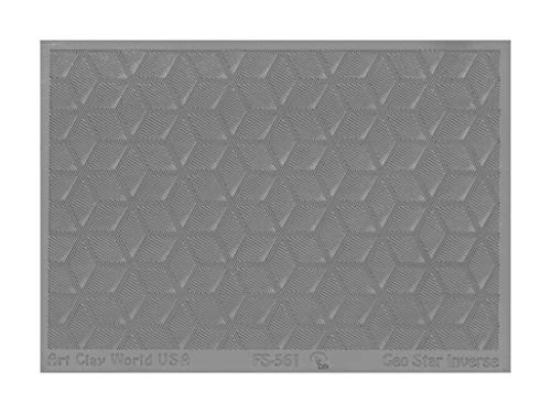 FlexiStamps Texture Sheets Geo Star Inverse Design - 1 Pc.