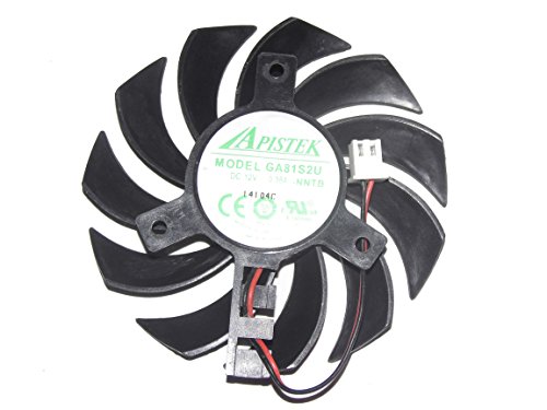 Ventilateur Apistek GA81S2U 75mm 12V pour carte graphique