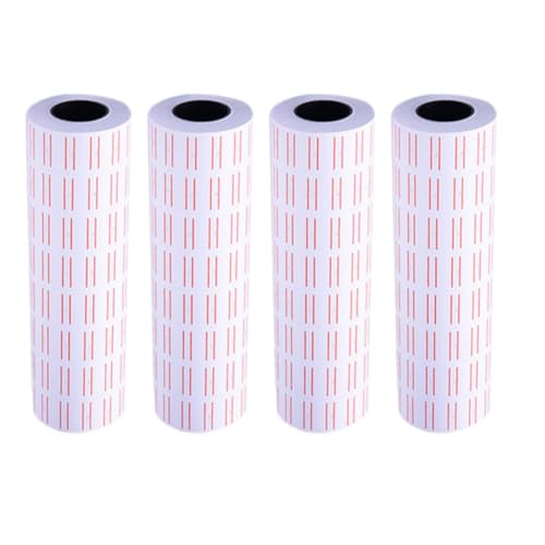 Etiquetas adhesivas de precio Outanaya, 40 rollos de papel blanco fácil de usar para tiendas