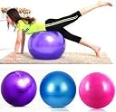 Dweezhet Gym Ball Heavy Duty with Foot Pump Anti Burst Yoga Ball for Exercise & Total Body Fitness for Gym-Home-Office-75 cm(Multi Color) gallery image
