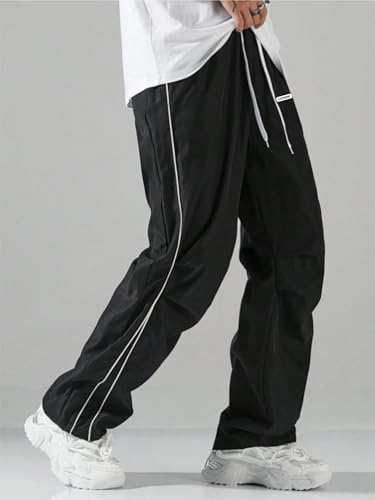Image of LOTHRIC Straight Fit Track Pant for Men | Lower for Men | Gym Trackpants