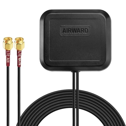 Superbat Antenne 4G LTE Dual Band MIMO Magnetic Mount Antenne Omni-Directional Dual avec Câble RG174 3M SMA Mâle pour Verizon AT&T T-Mobile Sprint 4G LTE Router Gateway Modem Wireless Router