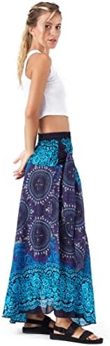 Skirts for Women – Boho Dresses Midi Skirt Hippie Long Skirt for Women – Bohemian High Waist Peasant Maxi Skirt