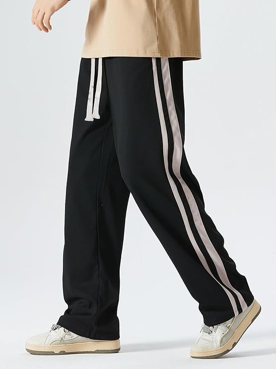 Image of GRECIILOOKS Men's Loose Mid Rise Casual Trousers Pants | Regular | Sports Stylish Track Pant | Sweatpants (Available in Plus Size)